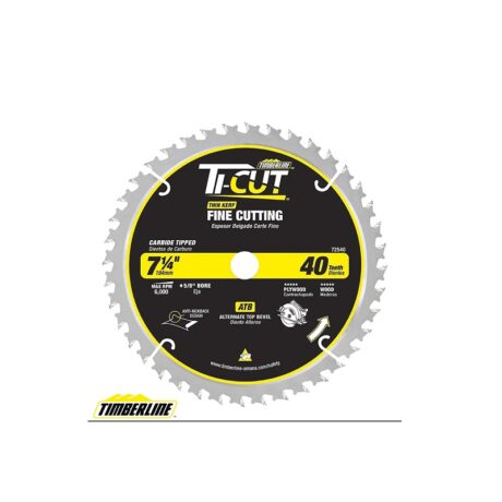 72540 - Disco uso general / corte fino - 7.1/4" x 40dts x 5/8"