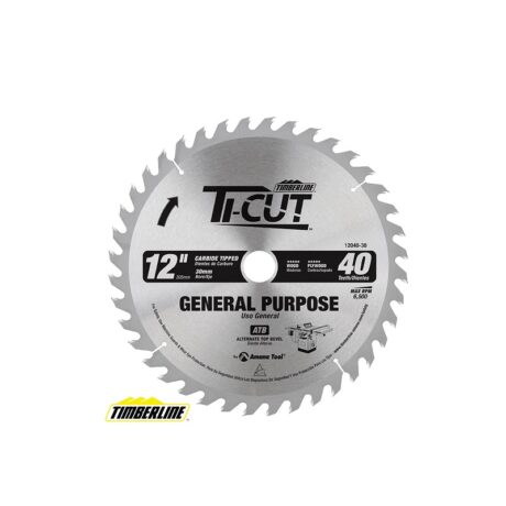 12040-30 - Disco uso general / corte fino - 12" x 40dts x 30mm