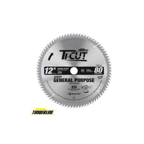 12080-30 - Disco uso general / corte fino - 12" x 80dts x 30mm