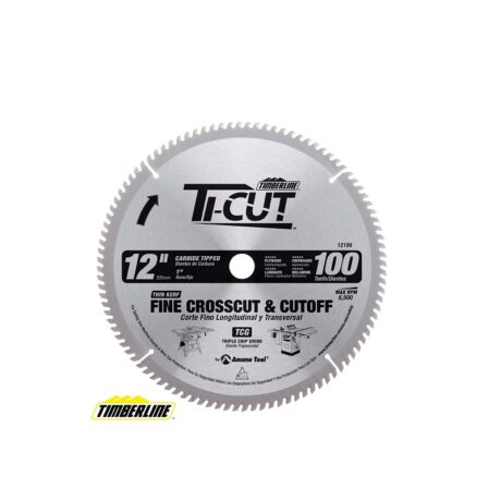 12100 - Disco corte fino melamina/triplay - 12" x 100dts x 1"