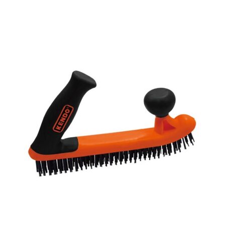 31401 - Cepillo rectangular grip 5 filas con mango plástico