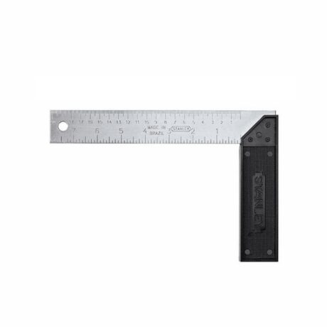 46-038 - ESCUADRA ,MANGO DE PLASTICO, 8 PULGADAS