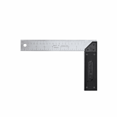 46-039 - ESCUADRA, MANGO DE PLASTICO, 10 PULGADAS