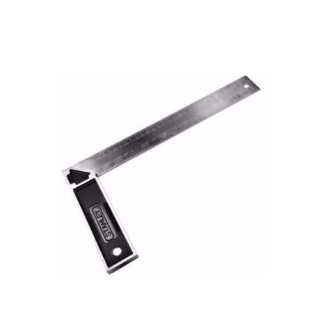 46-532 - ESCUADRA DE METAL, TIPO PROFESIONAL, 8 PULGADAS