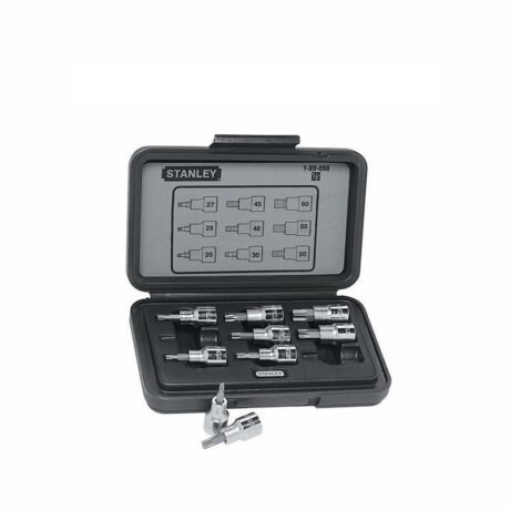 89-098 - JUEGO DE 9 COPAS TORX, RAIZ DE 1/2 PULGADA