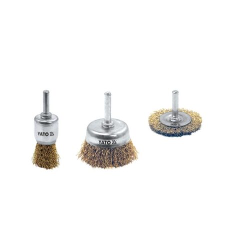 YT-4755 - Cepillo para barreno alambre fino 3pzs
