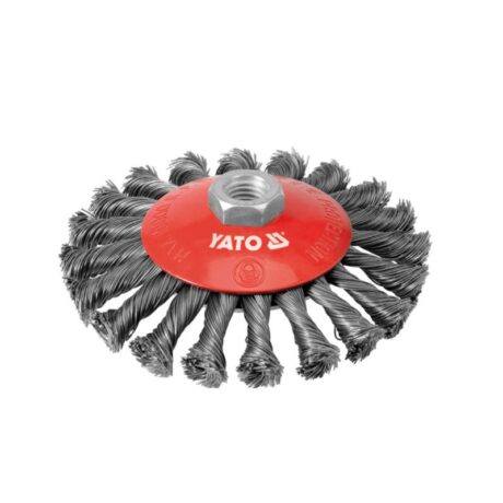 YT-4764 - Cepillo circular alambre trenzado 125mm m14