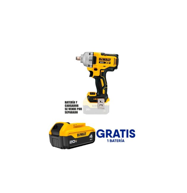 DCF891B-OF1 - LLAVE DE IMPACTO INALAMBRICA 1/2 PLG.