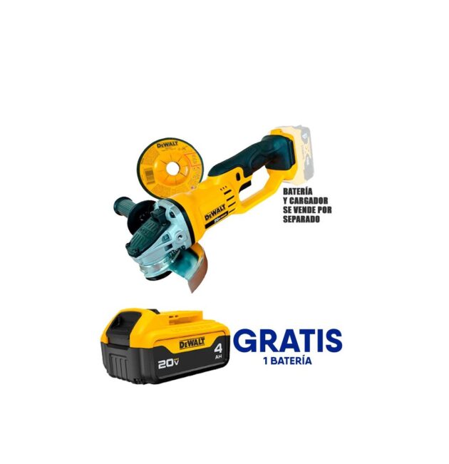 DCG412B-OF1 - PULIDORA/ESMERILADORA INALAMBRICA 4-1/2