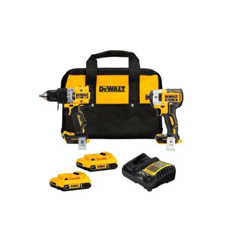 DCK2490D2-B3 - COMBO BARRENO/TALADRO PERCUTOR Y ATORNILLADOR DE IMPACTO, INALAMBRICO 20 VOLT