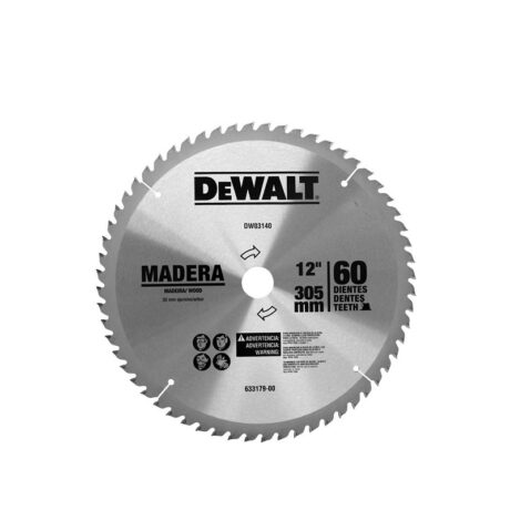 DWA03140 - DISCO DE SIERRA, 12 PULG, 60 DIENTES
