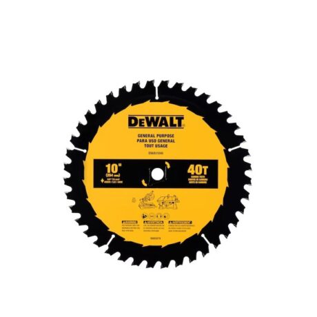 DWA11040 - DISCO PARA MADERA, 10 PULG X 5/8 PULG, 40 DIENTES