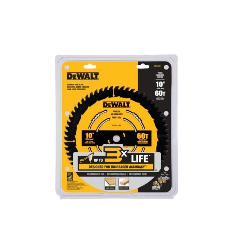 DWA11060 - DISCO DE SIERRA, 10 PULGADAS, EJE 5/8 PULG, 60 DIENTES