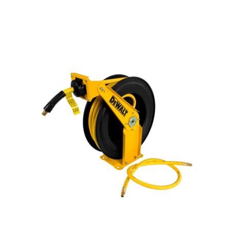 DXCM024-0343 - MANGUERA DE CAUCHO CON CARRETE RETRACTIL DE 50 PIES X 3/8 PLG. PARA COMPRESOR