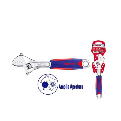 EAWH130801 - LLAVE AJUSTABLE / CANGREJO CROMADO 8 PULGADAS