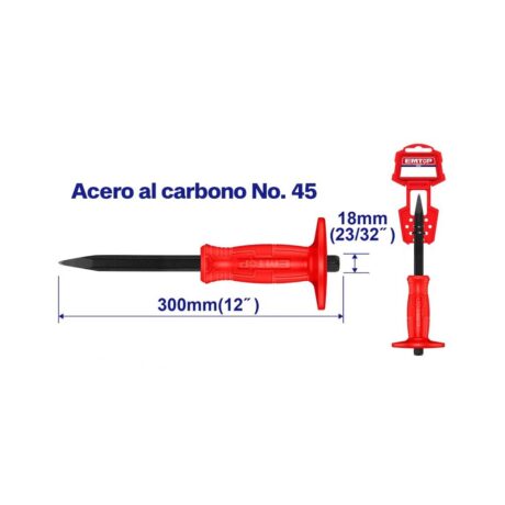 ECCL041801 - CINCEL MANUAL DE PUNTA, 3/4 X 12 PULG