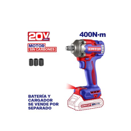 ECIWL20401 - LLAVE DE IMPACTO INALAMBRICA 1/2