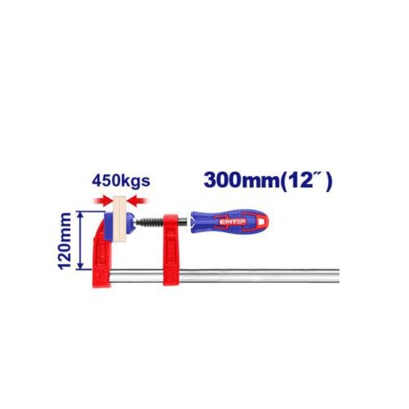 ECLPF12101 - PRENSA ABRAZADERA TIPO F, 12 PULG