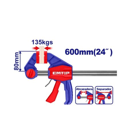 ECLPQ80241 - SARGENTO/PRENSA RAPIDA, 24 PULGADAS
