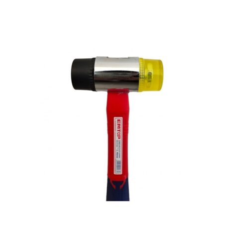 EHAMRH0401 - MARTILLO DE GOMA Y PLASTICO DE 1.6 PULGADAS, 1 LIBRA