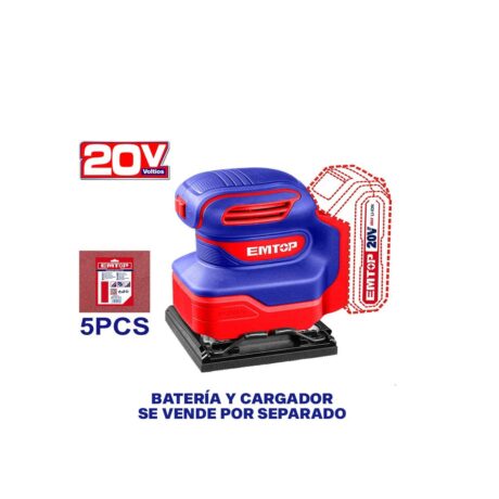 ELSHS2014 - LIJADORA ORBITAL DE 1/4 DE HOJA INALAMBRICA