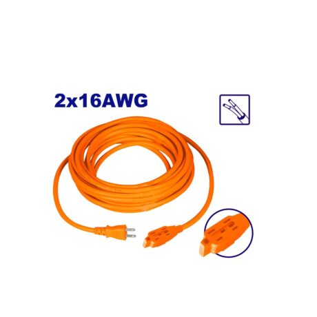 EMEJ2616 - EXTENSION ELECTRICA NARANJA, DE 10 METROS