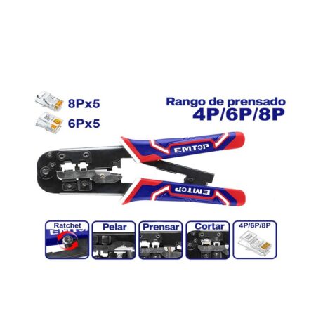 EMPCR46801 - PINZA PONCHADORA 3 EN 1