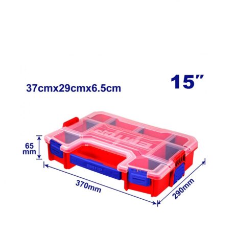 EPBX1511 - CAJA ORGANIZADORA CON DIVISIONES DE 15 PULGADAS