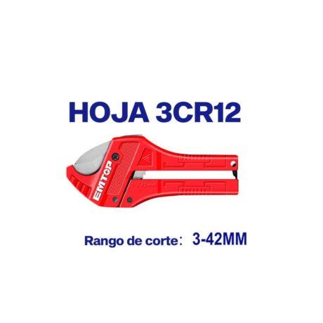 EPCR4201 - CORTA TUBOS DE PVC, APERTURA AUTOMATICA HASTA 1-5/8 PULGADAS