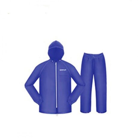 ERST02XL - TRAJE IMPERMEABLE CHUMPA Y PANTALON DE POLIESTER CON LONA EN EL INTERIOR, TALLA XL