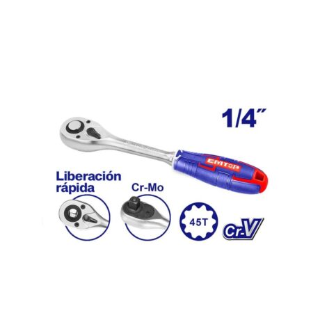 ERWH0141 - RATCH TIPO PERA ENCASTRE DE 1/4 PULGADA