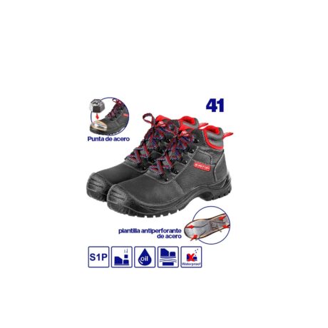 ESBS42SP41 - BOTAS DE SEGURIDAD PUNTA DE ACERO. TALLA 41