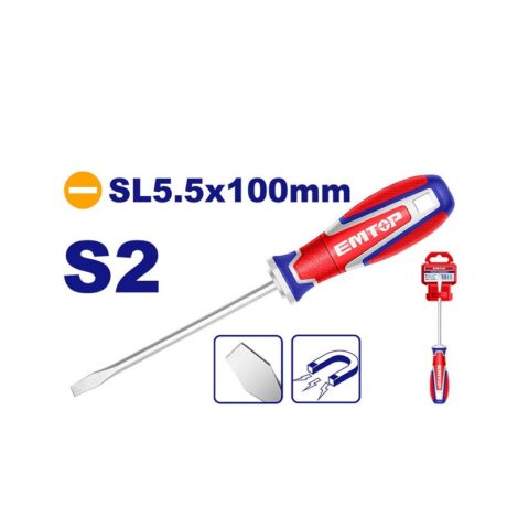 ESDSL5100 - DESTORNILLADOR PUNTA MAGNETICA PLANA 5.5 MM