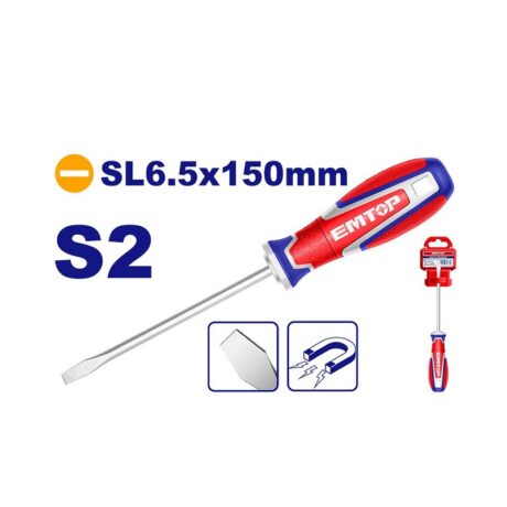 ESDSL6150 - DESTORNILLADOR PUNTA MAGNETICA PLANA 6.5 MM