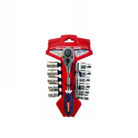 ESKT12131 - JUEGO DE 13 COPAS/DADOS/CUBOS METRICAS, RAIZ DE 1/2