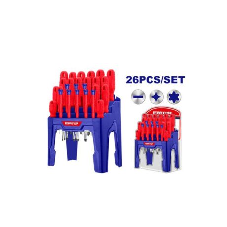 ESST2601 - JUEGO DE 26 DESARMADORES CON ORGANIZADOR