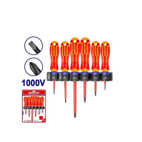 ESSTJS061 - JUEGO DE 6 DESTORNILLADORES AISLADOS