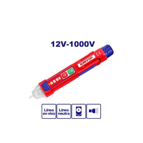 ETPL100091 - DETECTOR DE VOLTAJE SIN CONTACTO, 12V A 1,000V