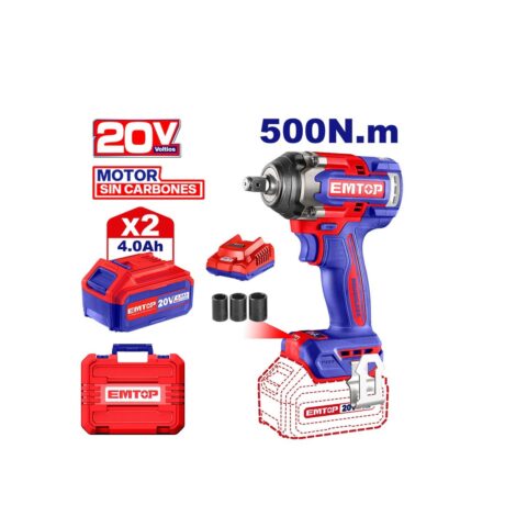 ULCIWL2050 - LLAVE DE IMPACTO INALAMBRICA DE 1/2