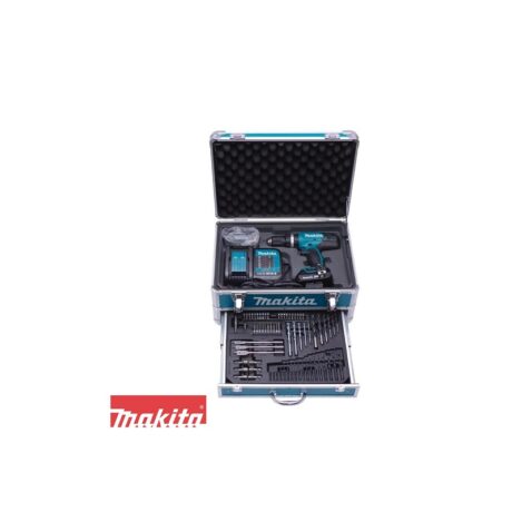 DHP453 SYX2 - Barreno percutor 18V con accesorios - 1/2"