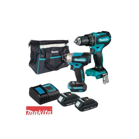 DLX2416 YX2 - Combo atornillador de impacto y barreno percutor BL - 18V