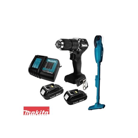 DHP487 DCL180 - Rotomartillo BrushLess 18V - 1/2" con aspiradora