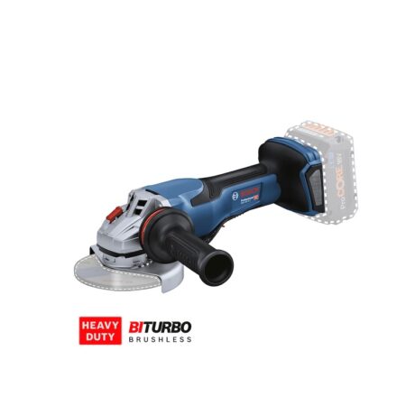GWS 18V-15 P - Amoladora 4 1/2" / BITURBO / BARETOOL / BOSCH-7-E-3-H