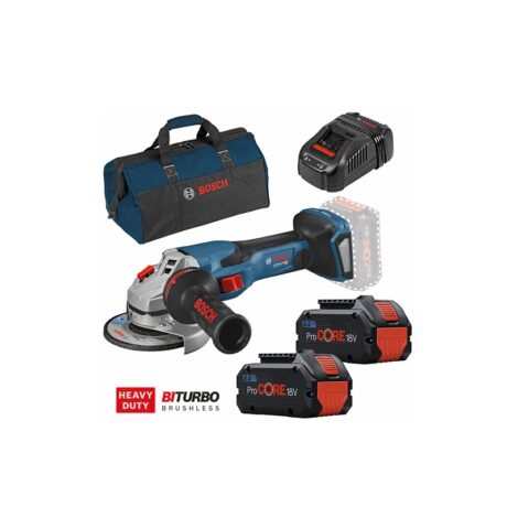 GWS 18V-15 C - Amoladora 4 1/2" / BITURBO / 8 AMP