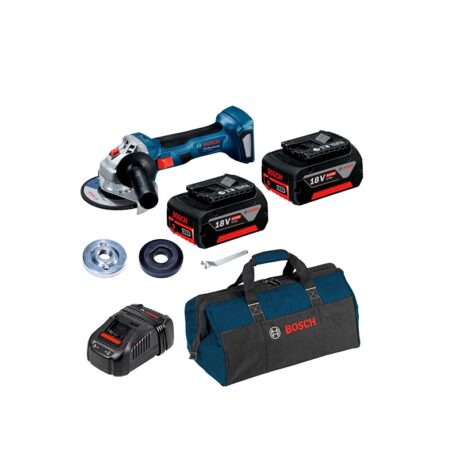 GWS 180-LI - 19H9-COMBO-4AMP Amoladora 4 1/2" / 2- Baterías 4 Amp