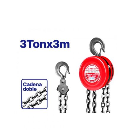 ECBK130 - POLIPASTO, 3 TONELADAS, 3 METROS DE ELEVACION