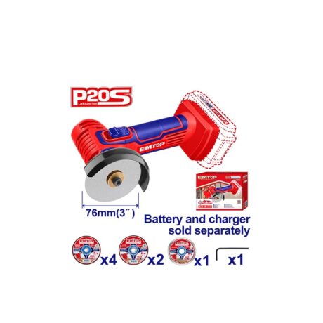 ELAG7601 - MINI ESMERILADORA INALAMBRICA, 20V, DE 3 PULGADAS