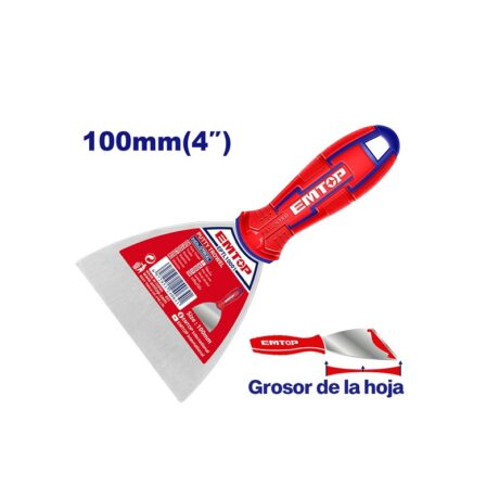 EPTL10001 - ESPATULA ACERO INOXIDABLE DE 4 PULGADAS PARA MASILLA
