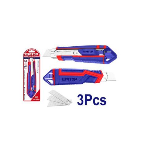 ESNK18302 - CUCHILLA SNAP-OF 18 MILIMETROS, INCLUYE 3 PIEZAS DE CUCHILLA