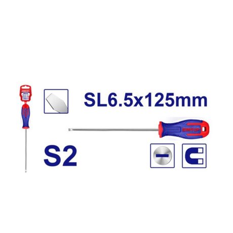 ESDRSL6502 - DESTORNILLADOR PUNTA PLANA DE 1/4, LARGO 5 PULG